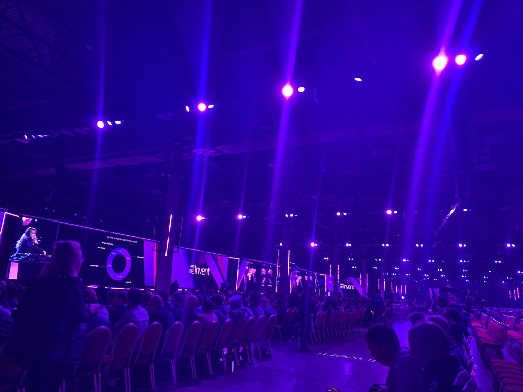 facetherathe's tweet image. Keynote for #AWSreInvent2018