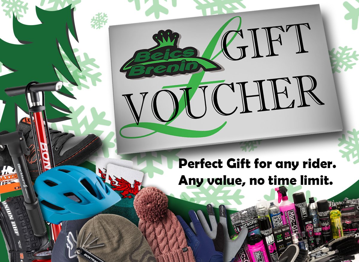 Mountain Bikers can be a fussy lot, giving a Gift Vouchers is a sure fire way to be 100% sure they'll get exactly what makes them happy. Available now in store, any value, no time limit.