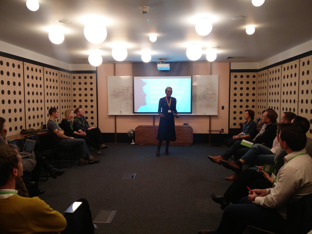CharityIdeathon's tweet photo. This week we are with The @DianaAward for our @CharityIdeathon session. We're currently hearing from their CEO @Ttall on the charity and the challenge set. https://t.co/ENatp1wFMY