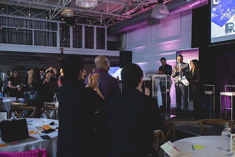 GANConnect's tweet photo. Ever dreamt of being knighted? Ana Serrano, founder of #GANaccelerator, @cfcmedialab's #IDEABOOST, is now a Knight in the Order of Arts and Letters and you can read the story here. https://t.co/YrLZjVbd6a https://t.co/lui6Pae8xp