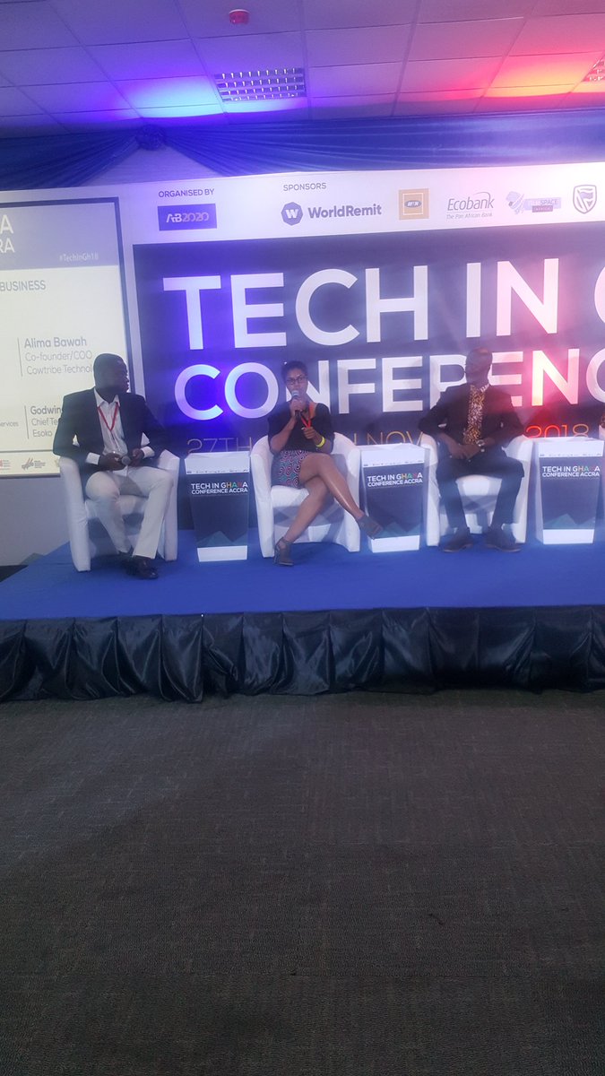 Boasbabs's tweet image. @MiisheAddy of @JetstreamAfrica discussing &quot;How is Technology impacting business for agriculture?&quot; #TechinGH18
