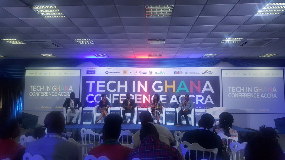 Boasbabs's tweet image. @MiisheAddy of @JetstreamAfrica discussing &quot;How is Technology impacting business for agriculture?&quot; #TechinGH18