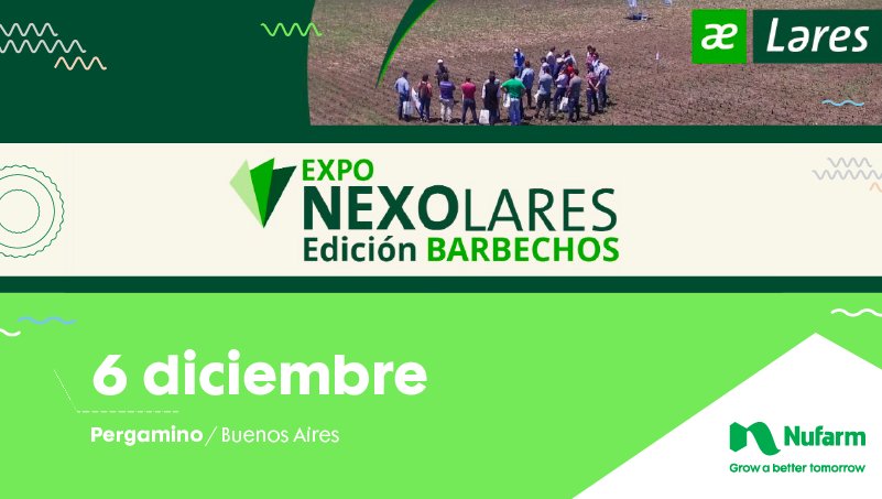 sumitomochem_ar's tweet photo. #UnaVueltaMás | Nueva Expo Nexo @LaresSRL1 🌱
El 6 de Diciembre acompañamos junto a #ZethaMaxx otro encuentro de productores agropecuarios, asesores y técnicos. Un día dedicado a Barbechos.
#NexoLaresBarbechos https://t.co/QeyyrcbKnm