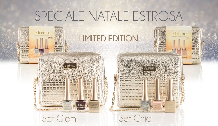 Chrismas GIft! Per chi ama lo smalto classico...Set regalo - edizione limitata- con 2 smalti Estremo + top coat, indispensabili per creare un look perfetto anche nelle feste. Info: ow.ly/zLsG30mHlK3