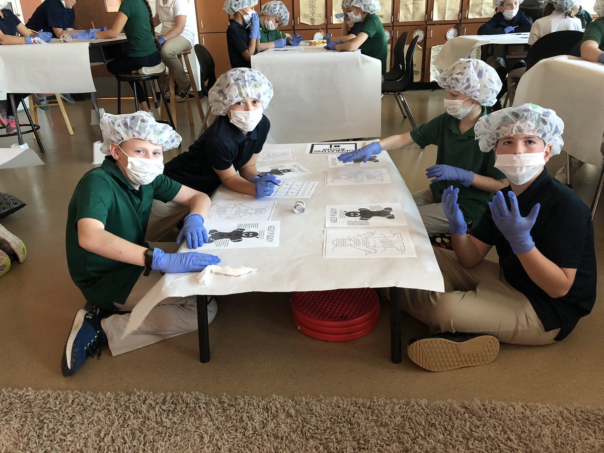 MundtSusan's tweet photo. Performing surgery to review for our fraction test! Sooo exciting!#aandlearns https://t.co/sC6W4rMQDl