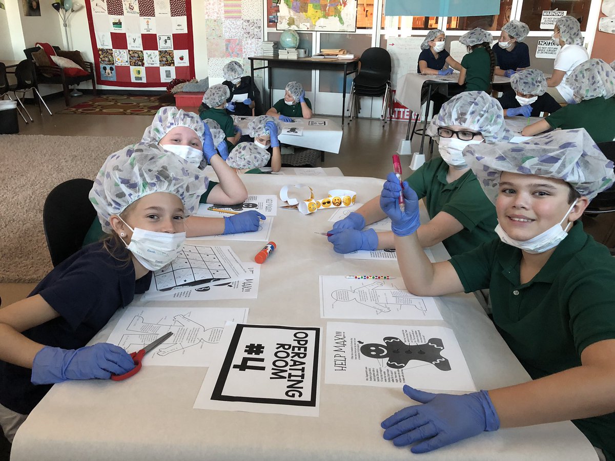 MundtSusan's tweet photo. Performing surgery to review for our fraction test! Sooo exciting!#aandlearns https://t.co/sC6W4rMQDl