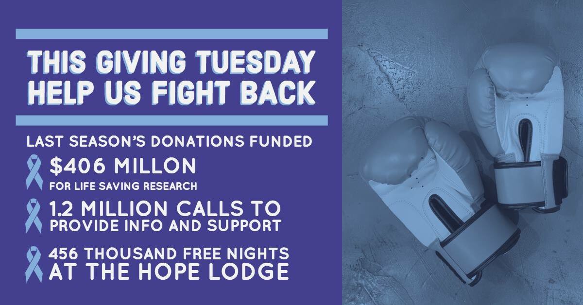 Help us Fight Back! #GivingTuesday 
secure.acsevents.org/site/SPageServ…