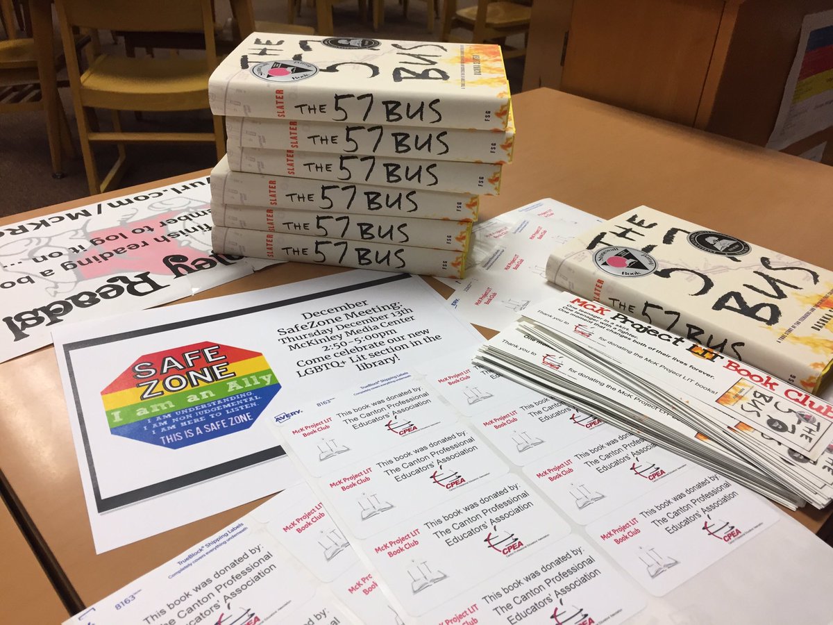 McKMediaCenter's tweet photo. So excited to give these books to kids! @DashkaSlater @ProjectLITComm @The57B Thank you, Thank you, Thank you to Canton Professional Educators' Association for donating the books for the McK Project LIT kids! https://t.co/tIVJhFP1Cl
