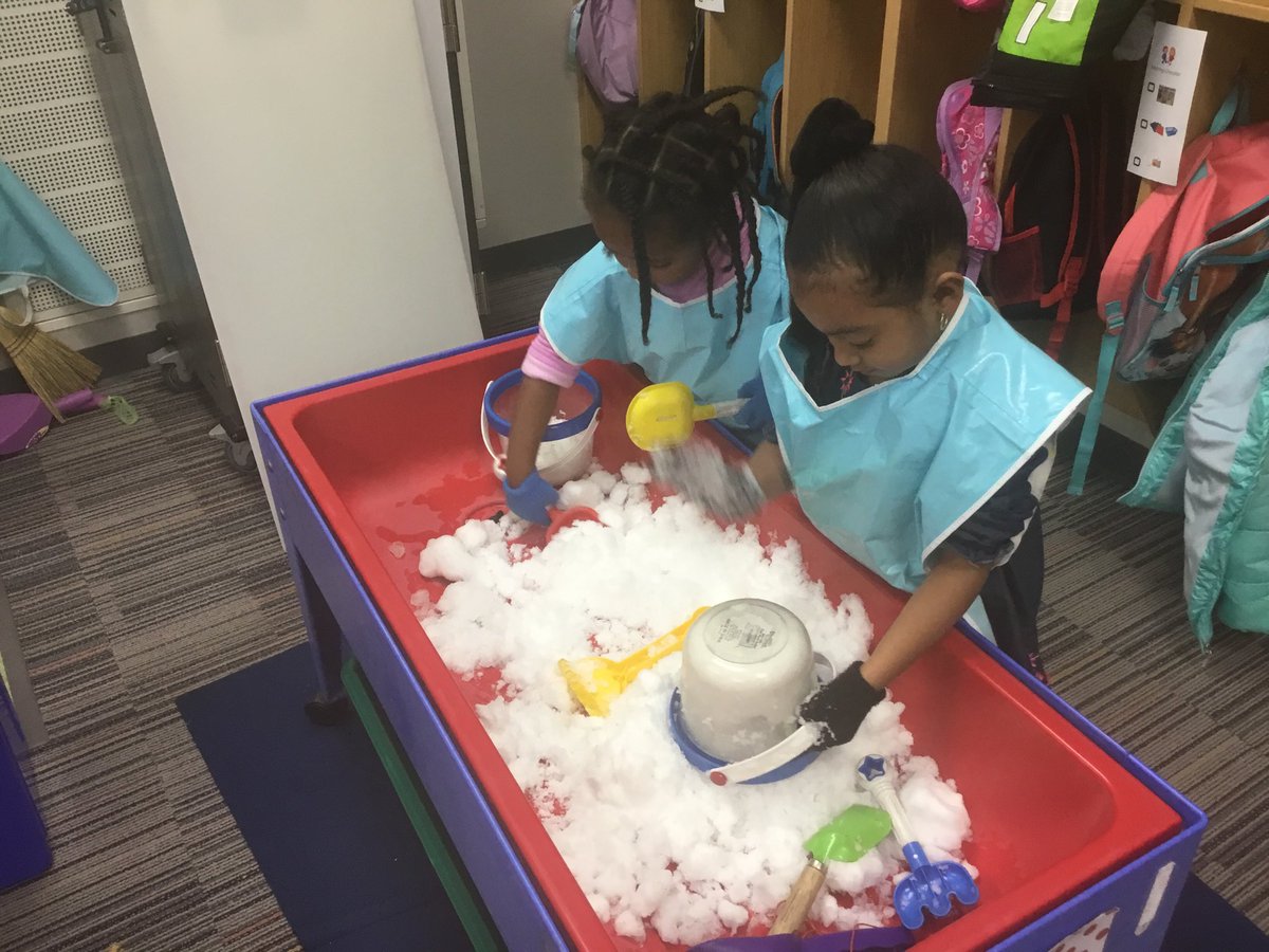 If we can’t go out and play in the snow, we’ll bring the snow inside! ❄️ #ShawanoePROUD #earlyedSMSD