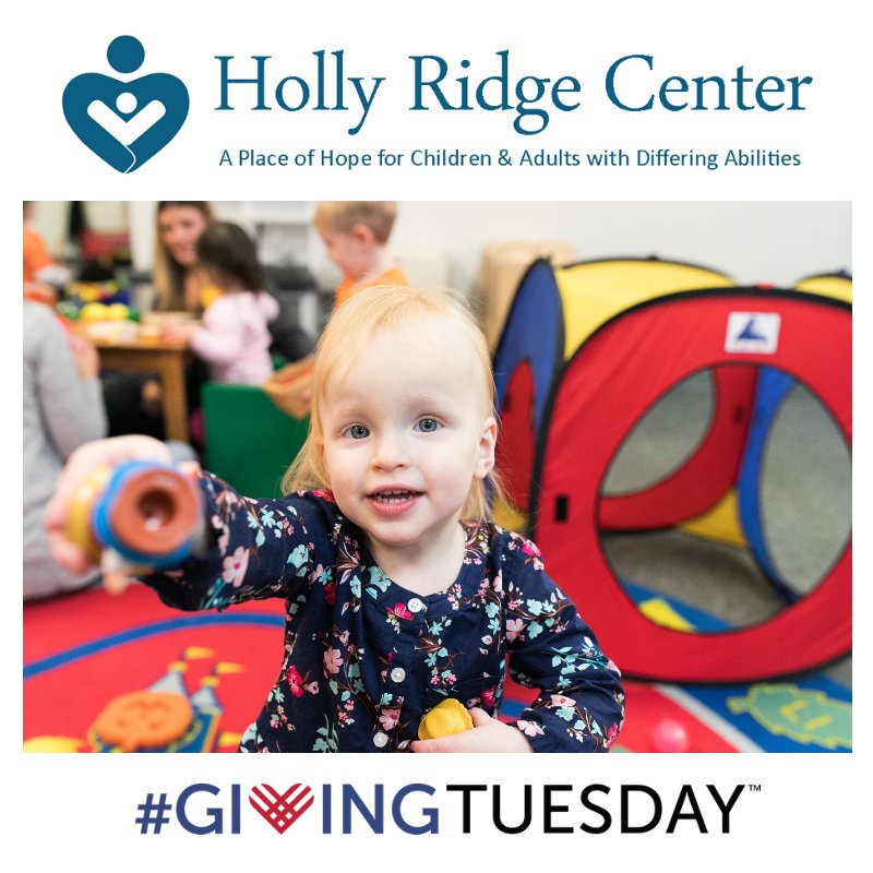 hollyridgeorg's tweet photo. Hooray! It's #GivingTuesday! We're celebrating by committing to raise $4,000, enabling us to fund equipment for our active play area, therapy spaces, and classrooms. Help our children develop motor skills, play with friends, and be active! #donate  https://t.co/QddKKn4zdT https://t.co/oCnTBRkt5F