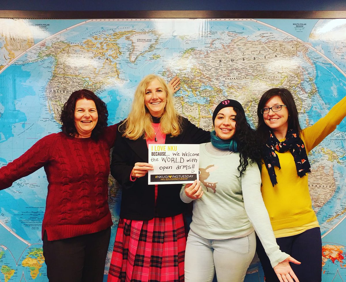 We love sharing @NKU with the world! #NKUGivingTuesday #NorseAbroad