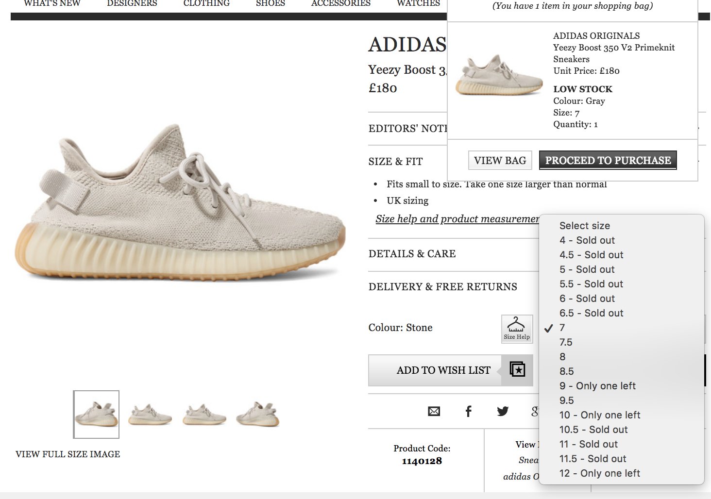 yeezy 350 v2 sesame uk 9 Audio Carousell Singapore