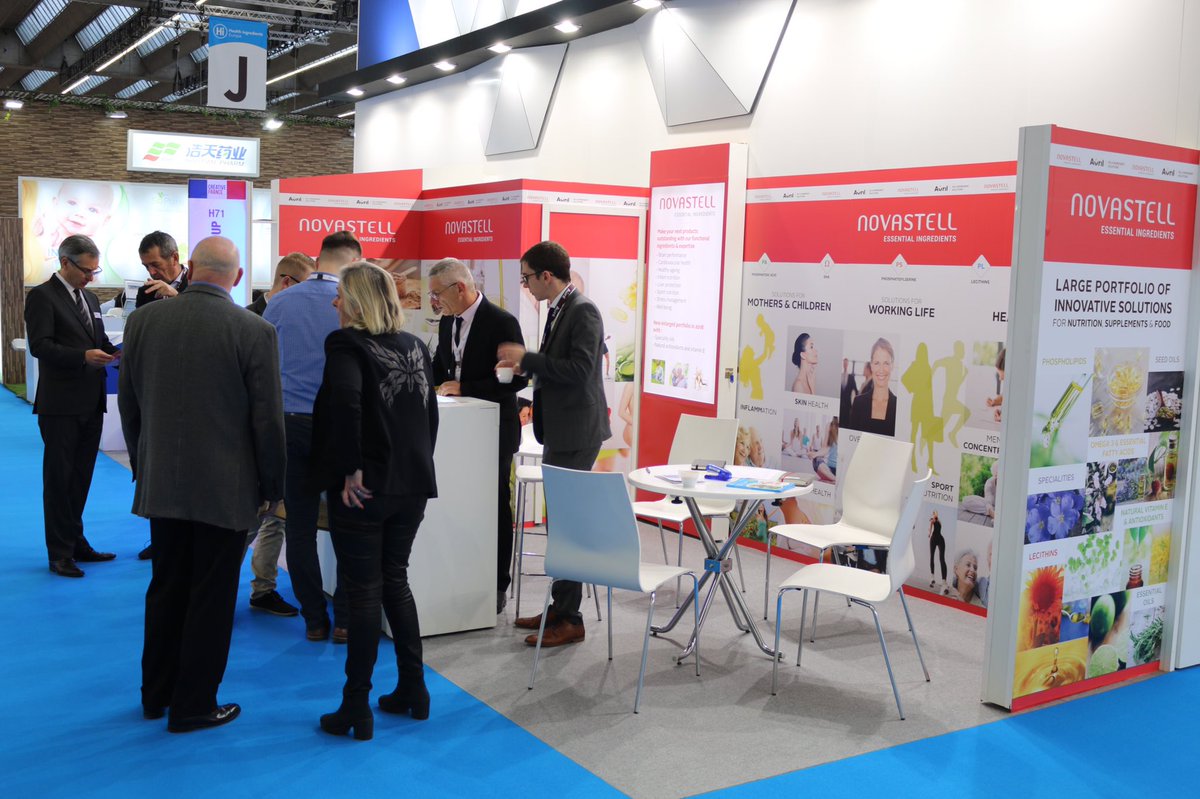 fkay_avril's tweet photo. Les équipes #Novastell, filiale d’@Avril sont au #HiEurope18 pour présenter leurs solutions en Nutrition et Santé. RDV sur le pavillon France, stand H71 avec @creativefrance @businessfrance #Ingredients #essentiels #huiles #phospholipides #lécithine #WeAreAvril https://t.co/qnWAM4Kqo1