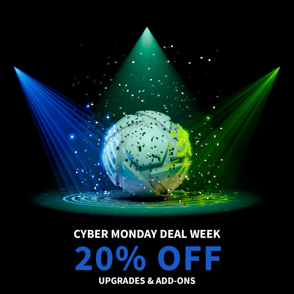 We have Cyber Monday Deal all through the week! Need a KeyShot Upgrade? Network Rendering? or KeyShotXR? Get 20% OFF with code CMW2018 bit.ly/2AoI2PY #cybermonday #keyshot #3drendering
