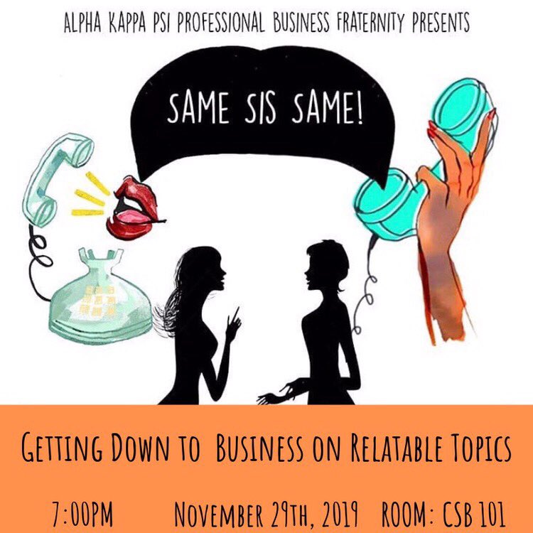 kisforcarla's tweet image. Join AKPsi as we host our monthly discussion this Thursday on topics in the female community with a holiday twist!🎄❄️We will have some treats ladies!🍪🍦🆓Bring a friend, bring a sister, most importantly bring your topics!

#UCF18 #UCF19 #UCF20 #UCF21 #UCF22 #AKPSI #UCF