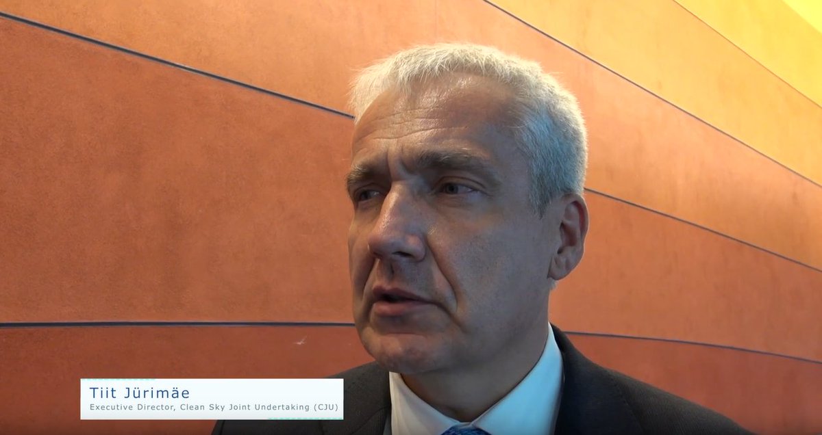 Tiit Jürimäe, <a href="/cleansky_ju/">Clean Sky 2</a>, Executive Director : “Challenges to get #sustainable #aviation are huge. Public and private sector needs to pull #resources and #knowledge together at the #EU level to address the problems ahead of us” <a href="/EUScienceInnov/">EU Science & Innovation 🇪🇺</a> #EUAero18: ow.ly/Y8ew30m8Q5E