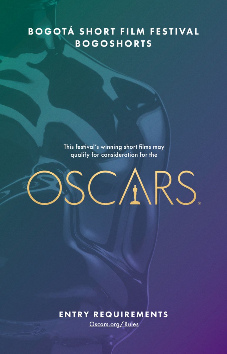 #Atención creyentes: hoy nos complace informarles que <a href="/BOGOSHORTS/">Festival de Cortos de Bogotá - BOGOSHORTS</a> es ahora uno de los festivales calificadores para los Academy Awards®. 
Lea toda la información: bit.ly/BS_AA
#BOGOSHORTS #MovimientoBOGOSHORTS