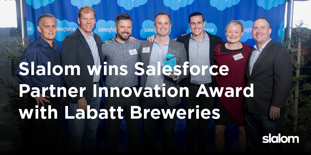 SlalomHOU's tweet photo. We're honored to be recognized as a 2018 Salesforce Partner Innovation Award Winner: https://t.co/flq1ibBSga #DF18 #Salesforce https://t.co/bh71kuSP1l