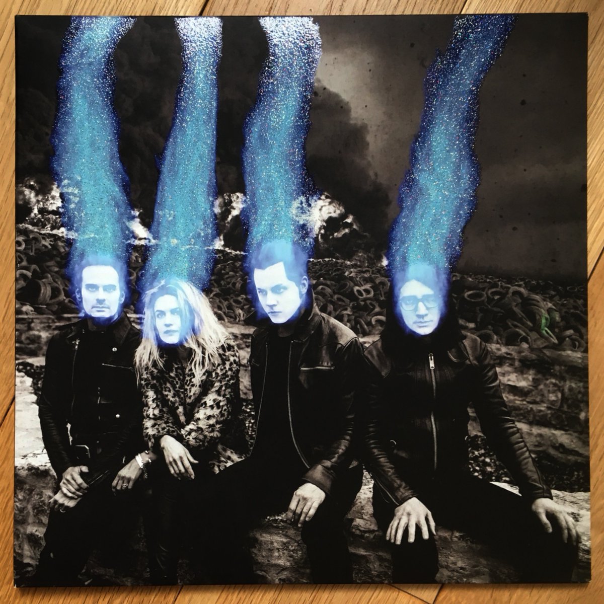 band_nash's tweet photo. One of my favourite vinyls: The Dead Weather's latest album, which also allows you to light matches off Jack White's head 🔥🤣 #thedeadweather #thirdmanrecords @thirdmanrecords https://t.co/SnXU7ROXbl