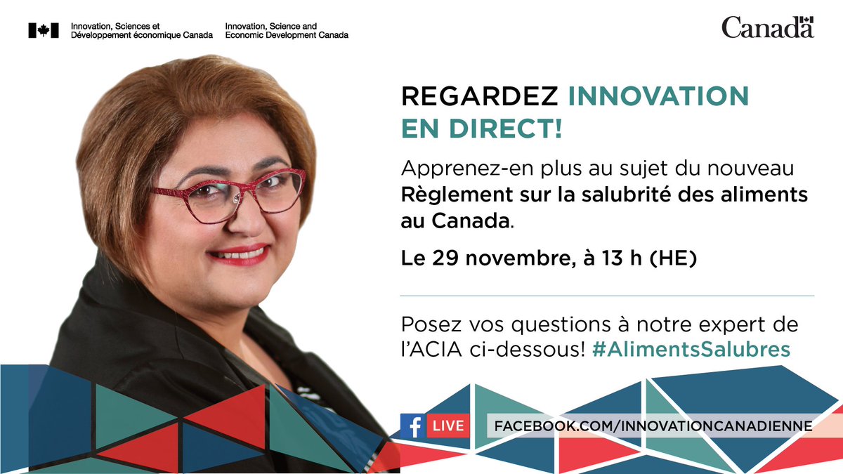 ISDE_CA's tweet photo. 🍕🔬👩🔬#LSV? Une pizza congelée contient généralement 35 ingrédients provenant de 60 pays. 🌎 Regardez #InnovationEnDirect 🎥 sur #FBlive jeudi, nous seront au laboratoire d’@ACIA_Aliments chef adjointe de la salubrité des aliments du Canada, Aline Dimitri #AlimentsSalubres https://t.co/H0jw6huL53