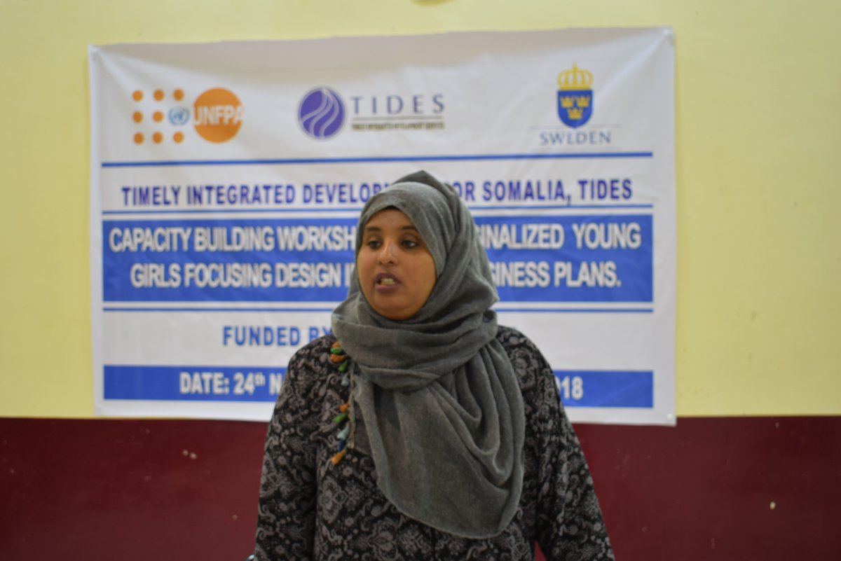 UNFPA_SOMALIA's tweet photo. We've supported the training of 50 marginalized young women in #Puntland in developing innovative business planning &amp; entrepreneurship development in partnership with Timely Integrated Development services https://t.co/HiRm7fSTyC