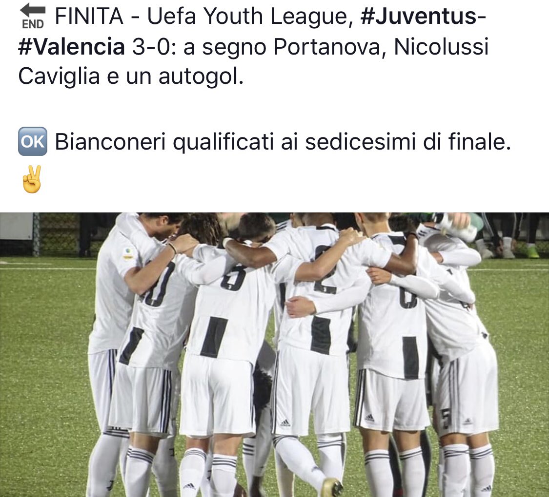 Complimenti ai ragazzi della #JuventusPrimavera! 👏👏👏
