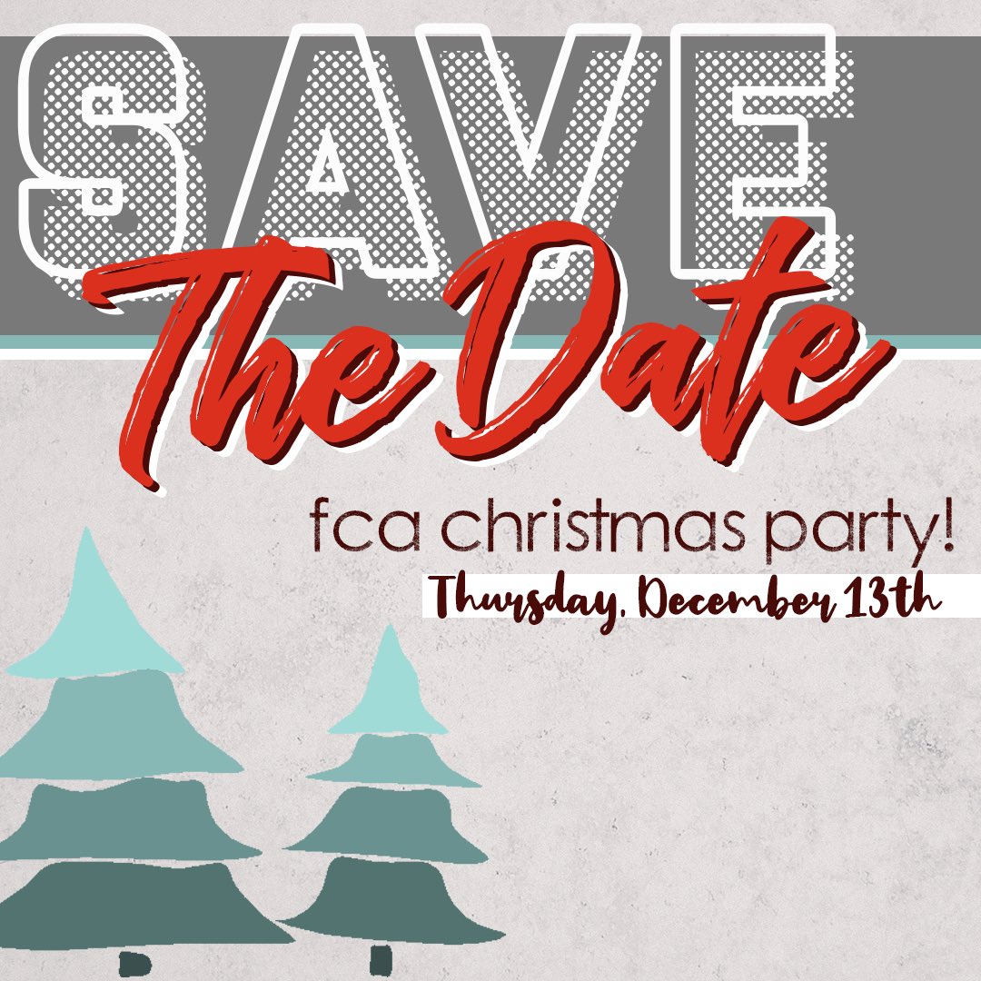 SAVE THE DATE! We will have a normal meeting in the morning &amp; then have the party 6:30pm @ Ava’s house! Details to come! 🎄🎄