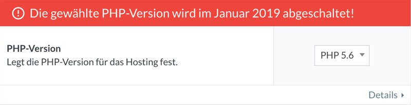 hostingwerk's tweet image. Bitte denken Sie rechtzeitig daran, Ihre Software zu aktualisieren, damit diese unter PHP 7.1 läuft. #php5 #hosting
