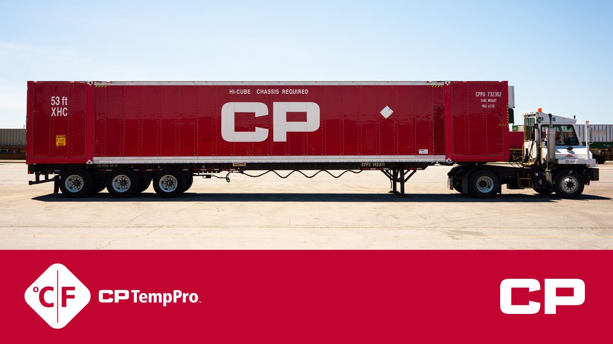CPKCrail's tweet photo. We know the temperature of intermodal products can be critical. With #CPTempPro, our customers can rest assured warm products are temperature protected throughout their journey. https://t.co/9uv1LMBFfk https://t.co/qeqeiNifNK