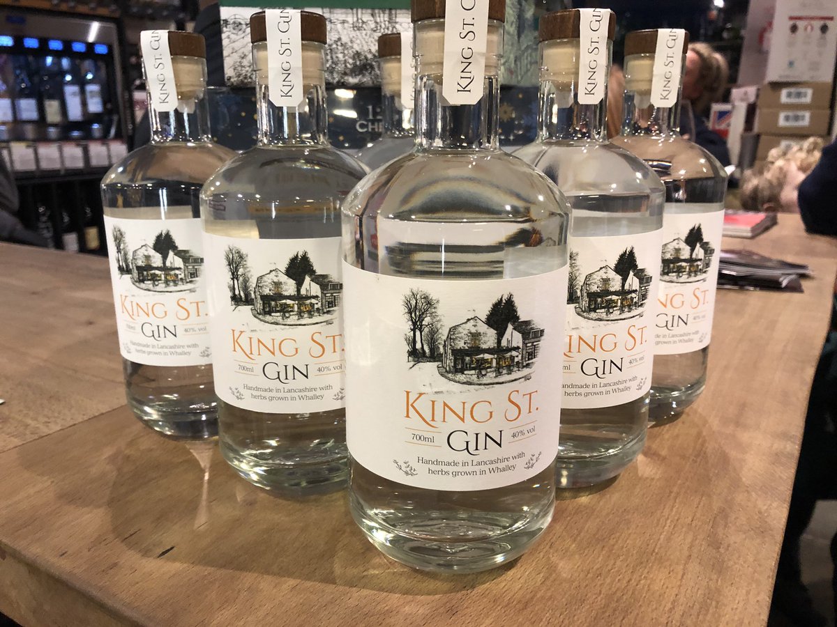So it’s #Lancashire Day today and what better product to celebrate it with than our very own King Street Gin! Produced by a great Lancashire company @CuckooGin for Lancashire based us, using herbs grown in... yep Lancashire! Oh also our label is by a Lancashire based artist!