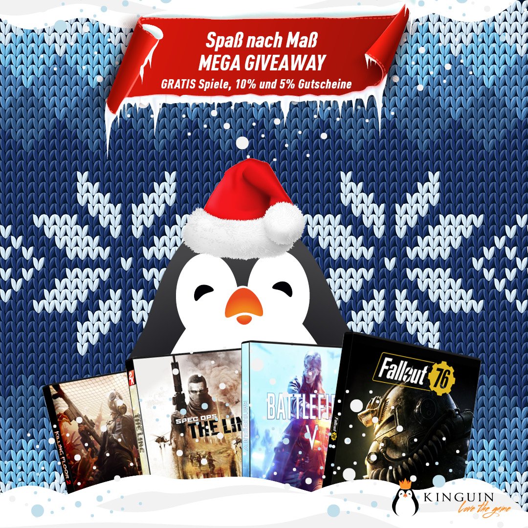 MEGA #Giveaway: GRATIS Spiel, 10% oder 5% Rabattcode? Ja, das ist mit <a href="/KinguinComDe/">KinguinDE</a> möglich! 
Jetzt beitreten! Teste dein Glück und erhalte dein Geschenk sofort. Schneeeell:
kingu.in/1l3u

#KingGewinn #GamesofKinguin