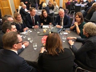 Thanks to IoD Committee member Sarah Orange @hnhhumancapital for representing the IoD at this critical engagement session with the Prime Minister on the withdrawal agreement