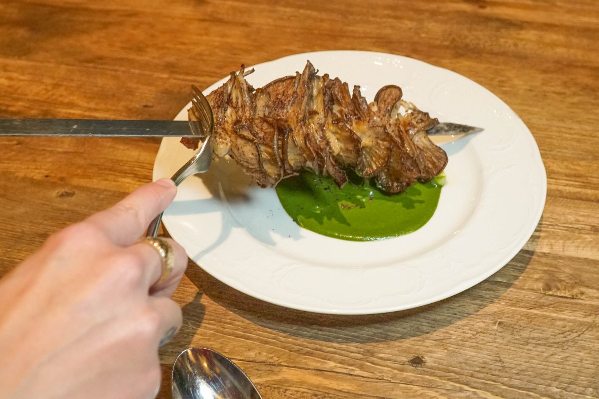 Grilled Oyster Mushrooms Bavel