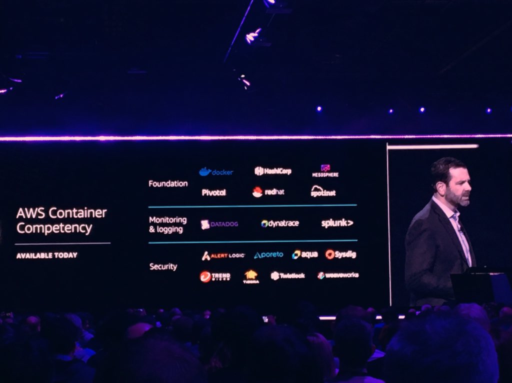 "Containers are starting to become more than the de-facto new standard" in cloud computing.
- Terry Wise <a href="/aws/">Amazon Web Services</a> #reInvent2018

We're proud to be aligned with <a href="/aws/">Amazon Web Services</a> as a Container Competency Partner.