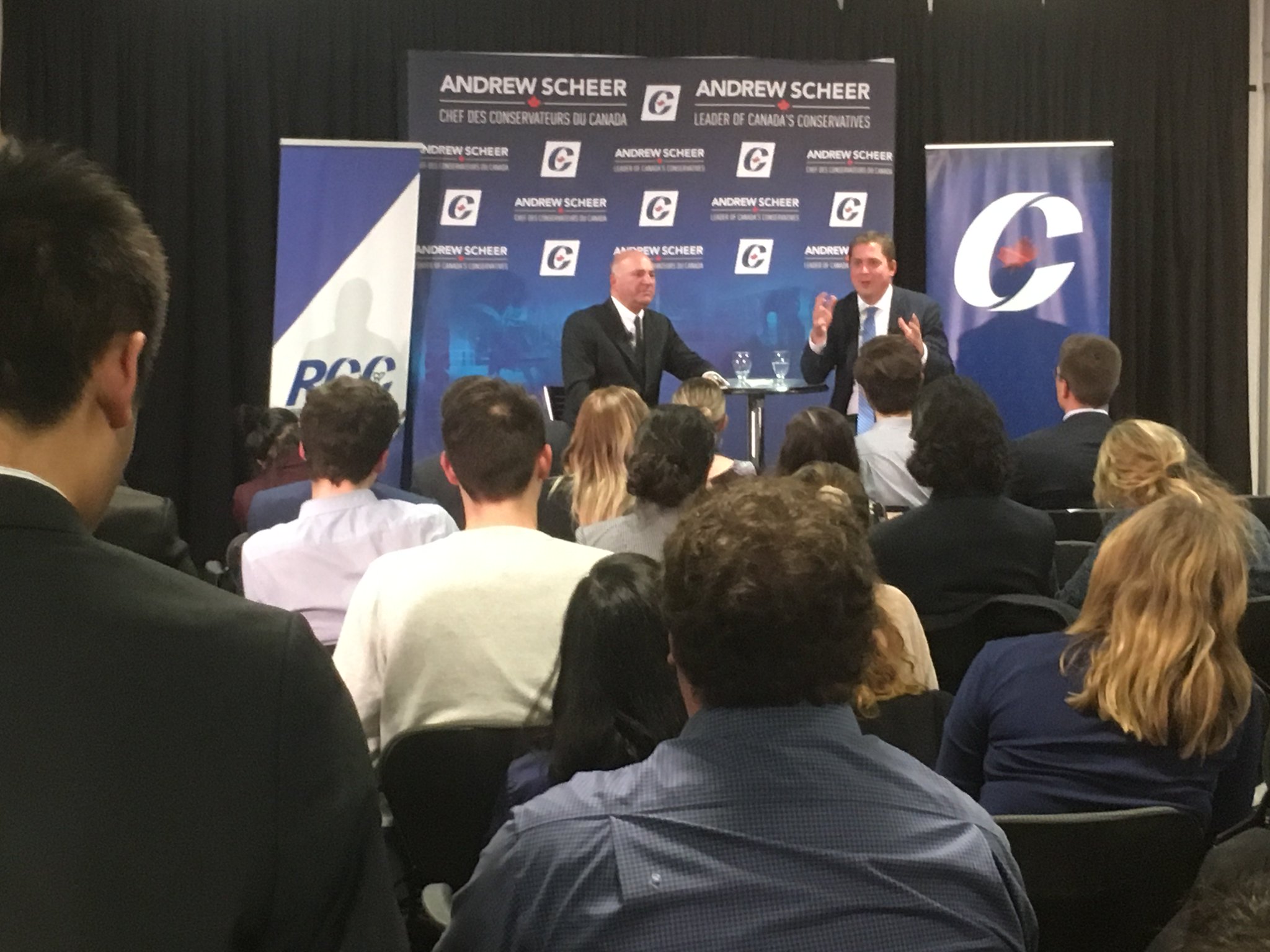 Ryerson University on Twitter ".AndrewScheer and kevinolearytv