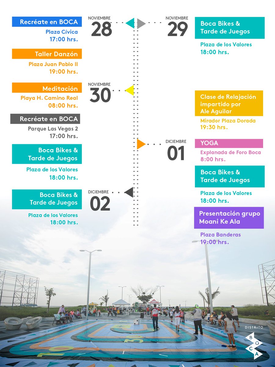 Distrito_Boca's tweet image. ¡Ya está listo nuestro calendario! ¿Te vas a perder nuestras actividades? 
Recuerda que en La Ciudad de Todos siempre tenemos clases gratuitas para todos, no te quedes aburrido en casa y aprende a bailar danzón o meditar. ¡Siempre hay algo nuevo por aprender! 😜 😜