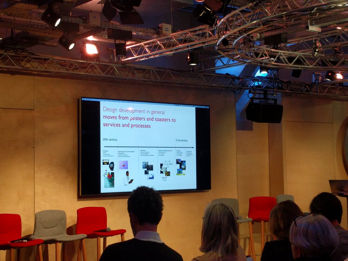 "Design development in general moves from posters and toasters to services and processes" by Jürgen Faust @ExaltDesignLab #Strateresearch