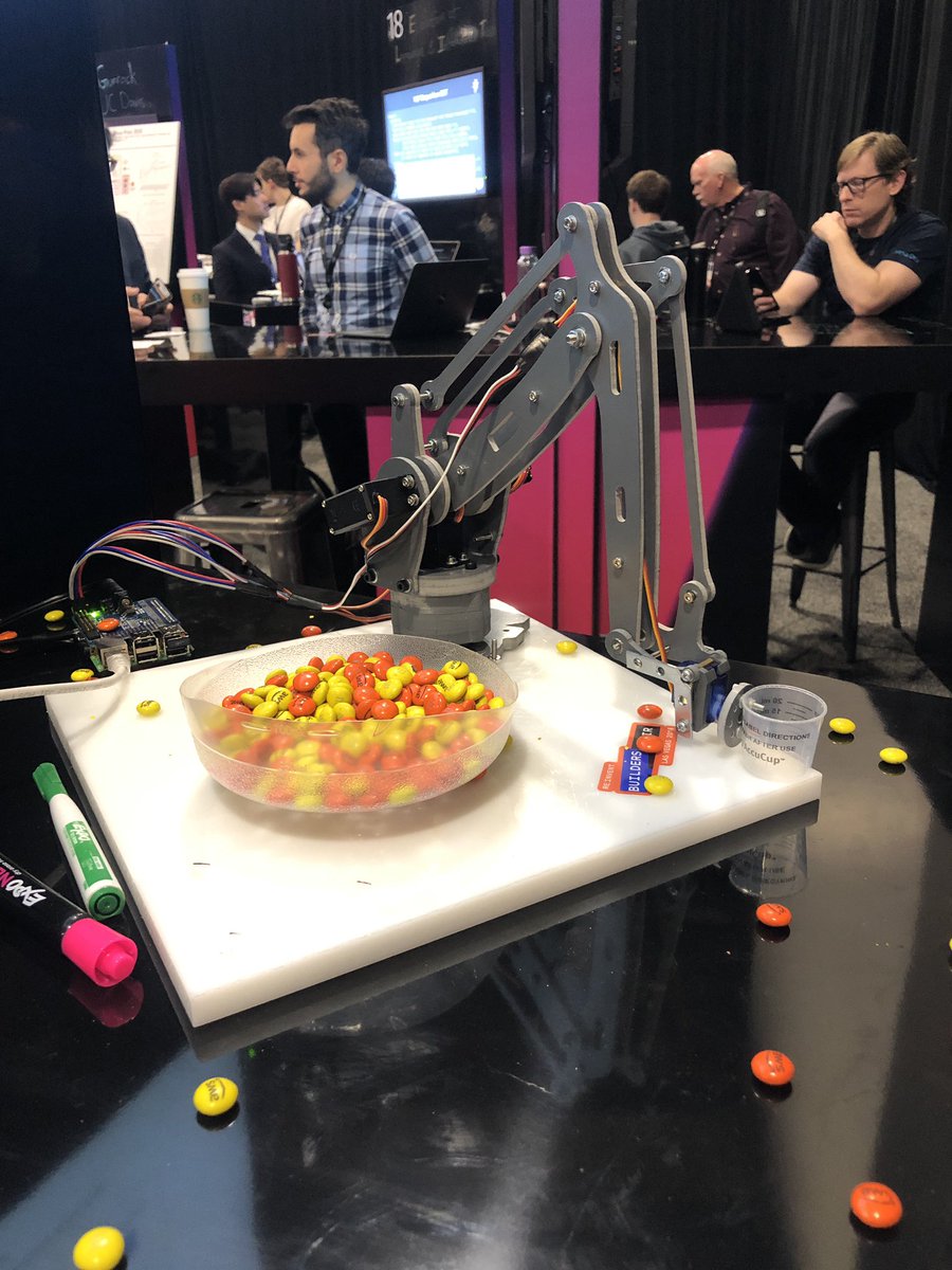 Love CandyBot at re:Invent 2018! #reinvent #candybot