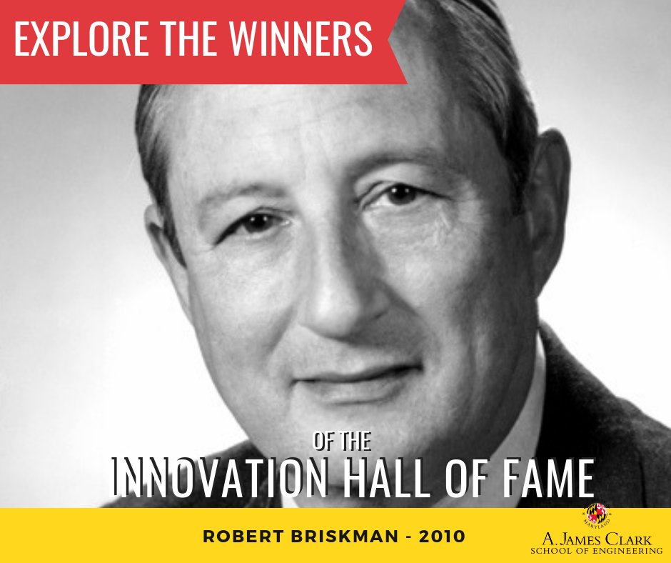 ClarkSchool's tweet photo. Robert Briskman was inducted to IHOF in 2010 for developing key technologies that make efficient satellite radio possible. https://t.co/40ryzRVj0m #ExploreIHOF #UMDinspires https://t.co/zcUtOQWEc6