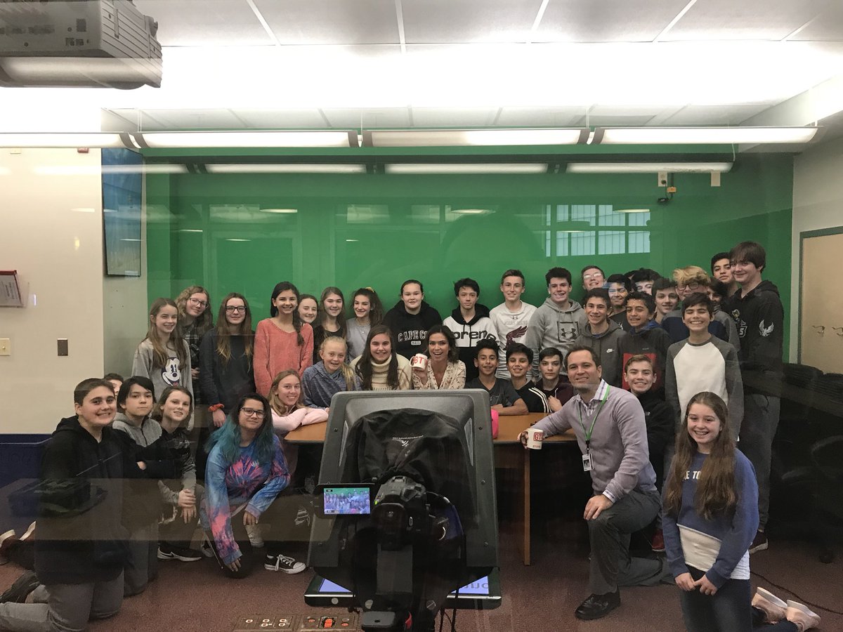 ScottCurch's tweet photo. .@kjohnsononair Thank you so much for your visit to Borough School. The iLab broadcasting students &amp; I enjoyed our conversation with you! #BtvMoPlains #wearempsd @WeAreMPSD https://t.co/CW7Gm7gu0y