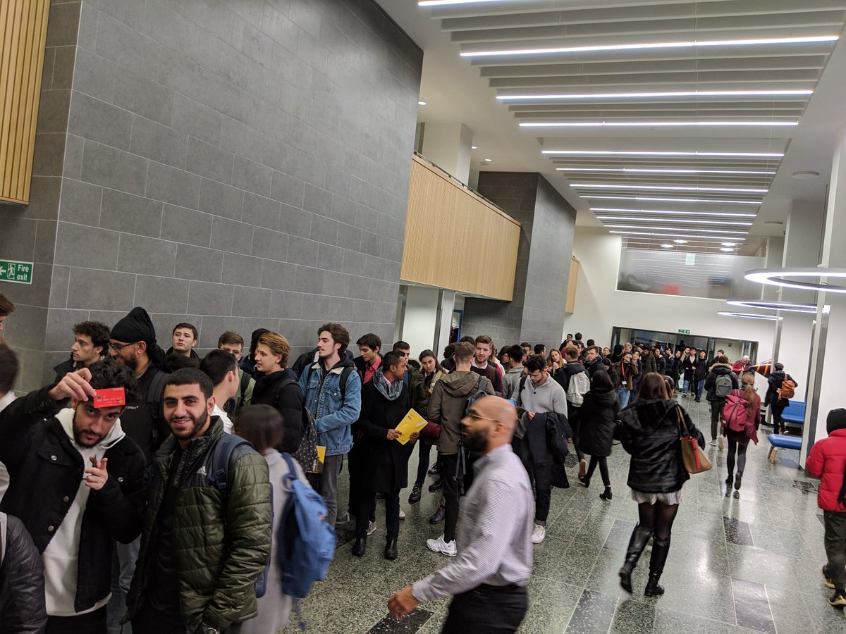 Queuing around the block at the Imperial Entrepreneurs event tonight! 

I'm excited 🙂