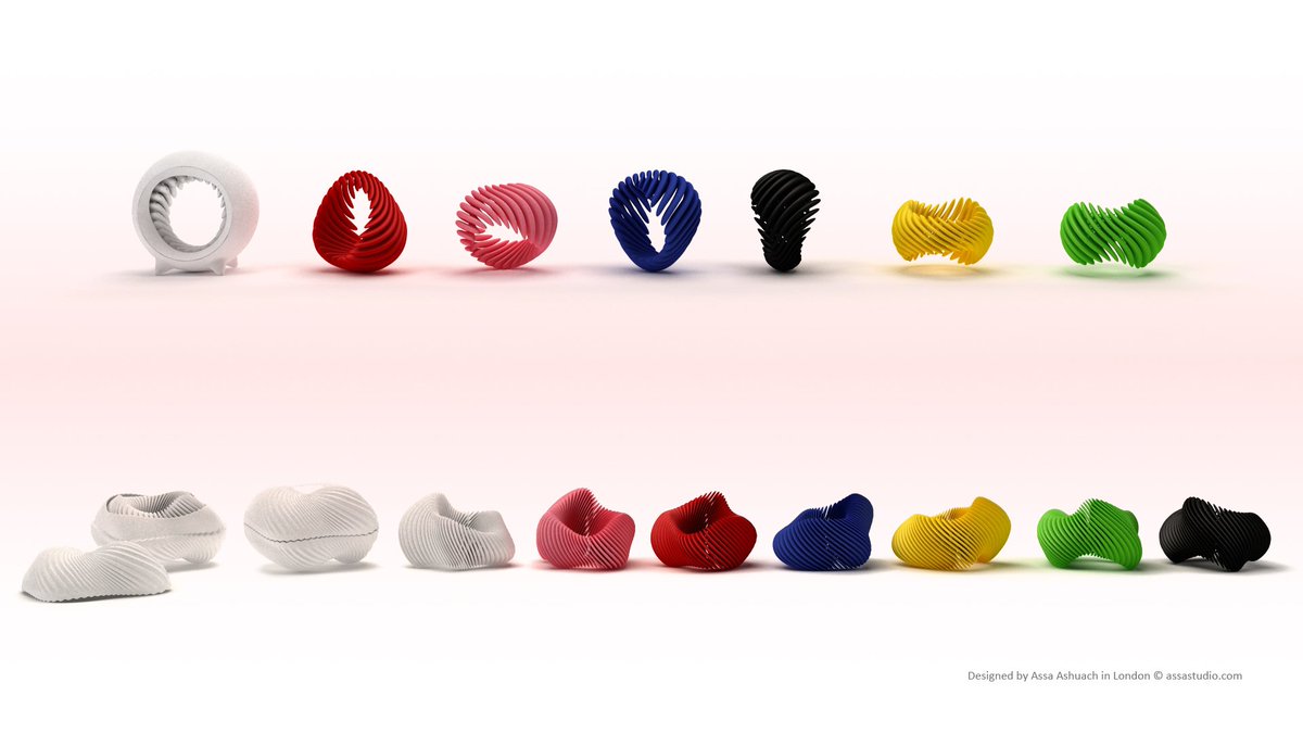 Hello friends, the Helix Bracelets and Rings colour collections are now available at our new STUDIO SHOP assastudio.com/shop/ All products are designed at our London studio and #3DPrinted within the EU. #collectables #Christmas #giftidea #productdesign