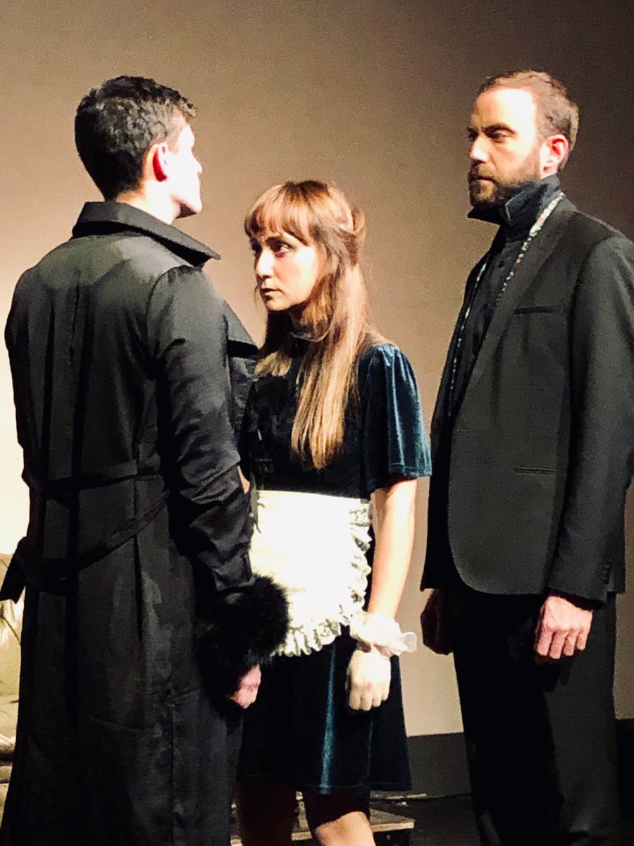 Loved seeing <a href="/keremkocaer/">Kerem Kocaer</a> as John Worthing in a unique #TheImportanceofbeingEarnest <a href="/HackneyShowroom/">Hackney Showroom</a> tonight. Crazy wild production. :) With <a href="/MaryJTillett/">Mary Tillett</a> <a href="/Max_Jukes/">Max Jukes</a> @actor_jf