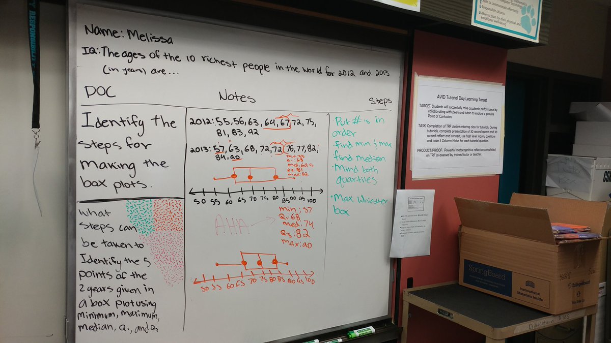 mr_avid9th's tweet photo. Been awhile since I posted on this account but my AVID student just rocked her Tutorial. She raised her POC Costa Level with the POC rewrite. @RIMSAVID @AVID4College https://t.co/AzXQMMoR19