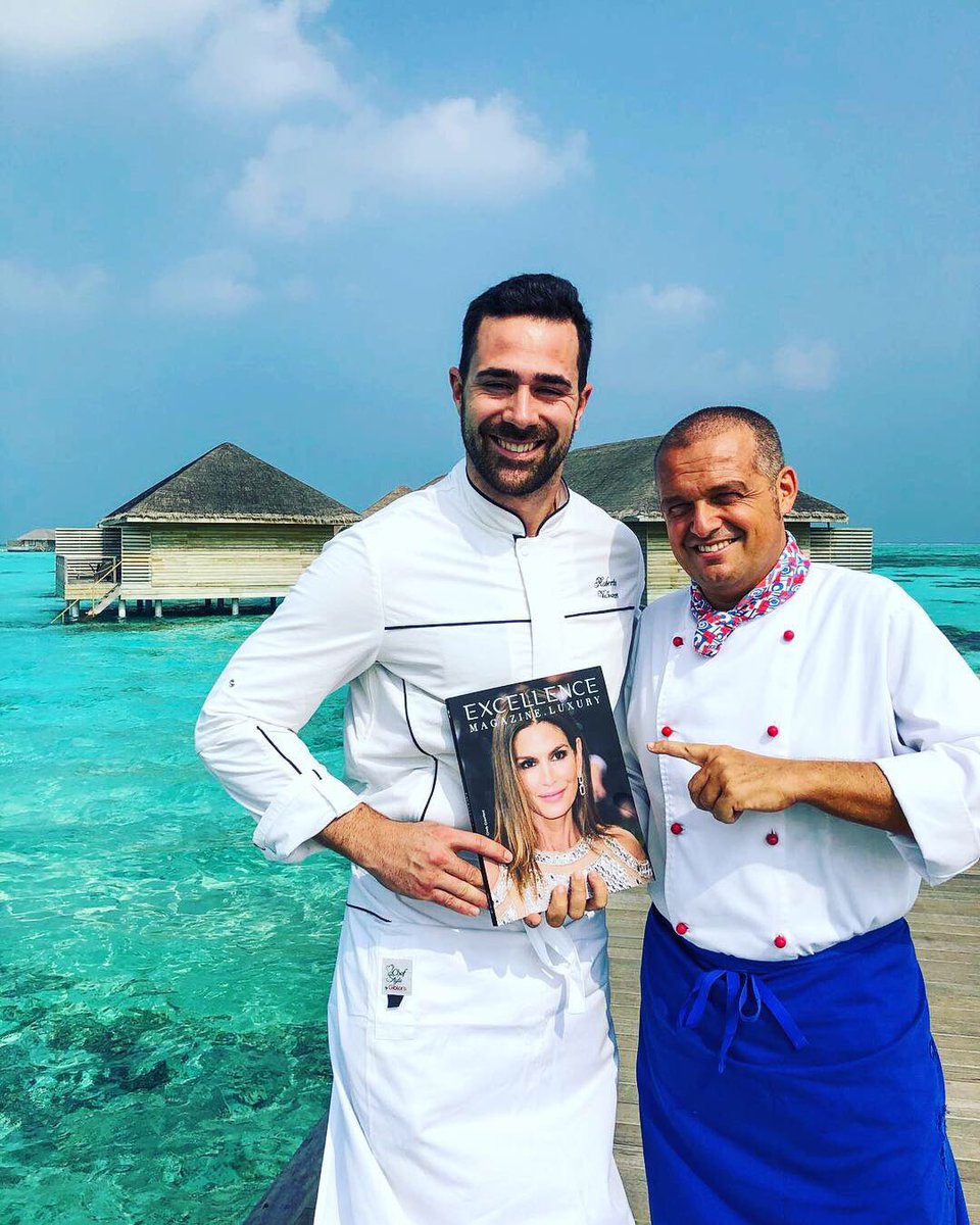 Abbiamo affidato 3 grandi eccellenze del Made in Italy ai due famosi Chef Roberto Valbuzzi e Giovanni De Ambrosis; ora si trovano al <a href="/CocoonMaldives/">Cocoon Maldives</a> per organizzare 3 grandi eventi gastronomici con le Nostre Eccellenze!!! Seguiteci e scoprirete #cosabolleinpentola.StayTuned !!!