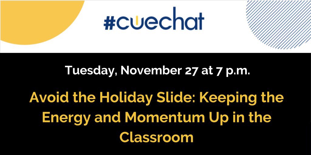 MarshallBeyer29's tweet photo. Reminder!! It’s going down tonight! 7 PM PST join me and the rest of the @CentralCalifCUE crew as we mod #cuechat
@RemScience @MrNunesteach @FunTechEd @judyblakeney @JasonSeliskar @CateTolnai #BetterTogether #WeAreCUE https://t.co/APhCuksIam