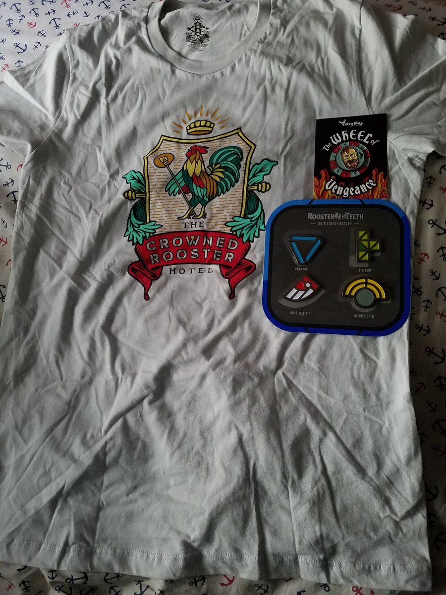 CorMead's tweet photo. They finally came. I am so proud to be part of this community. @RoosterTeeth @AchievementHunt  @jack_p #RTExtraLife https://t.co/7HTTktB0nH