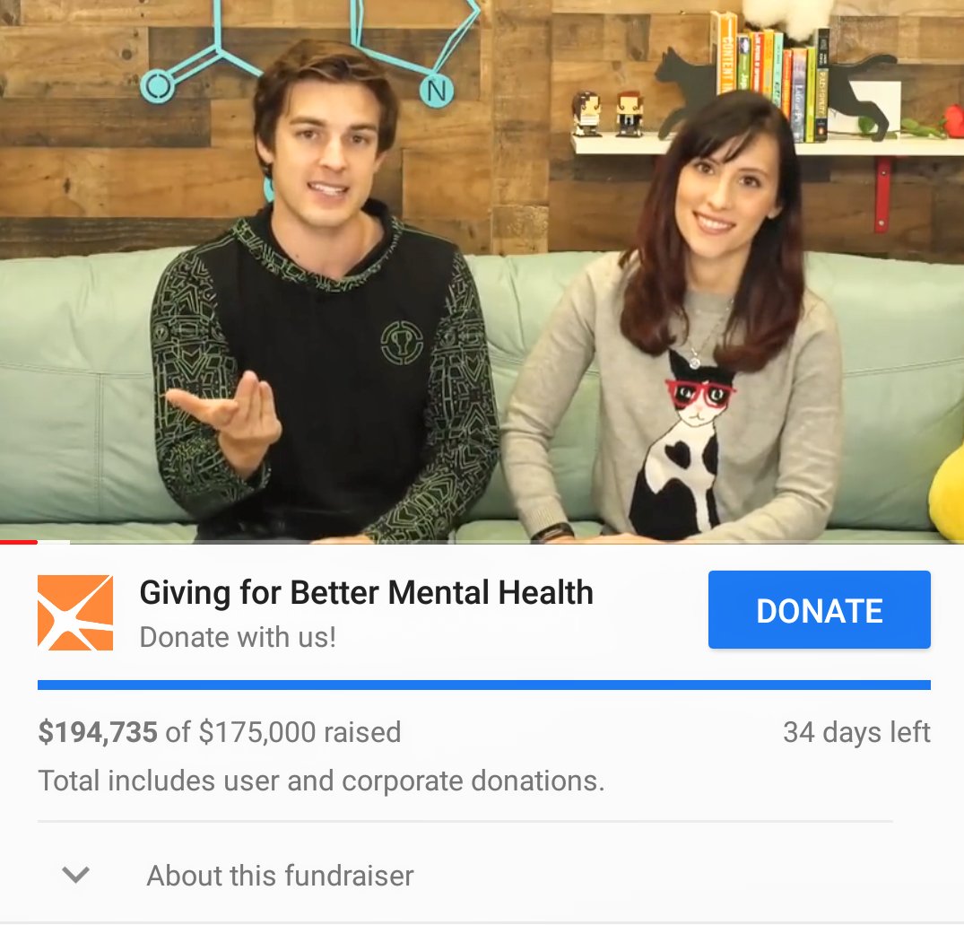 MatPat na Twitterze: „Yesterday we CRUSHED our charity livestream goal. The generosity of this community and all our guests is overwhelming. From the bottom of heart: thank you And with