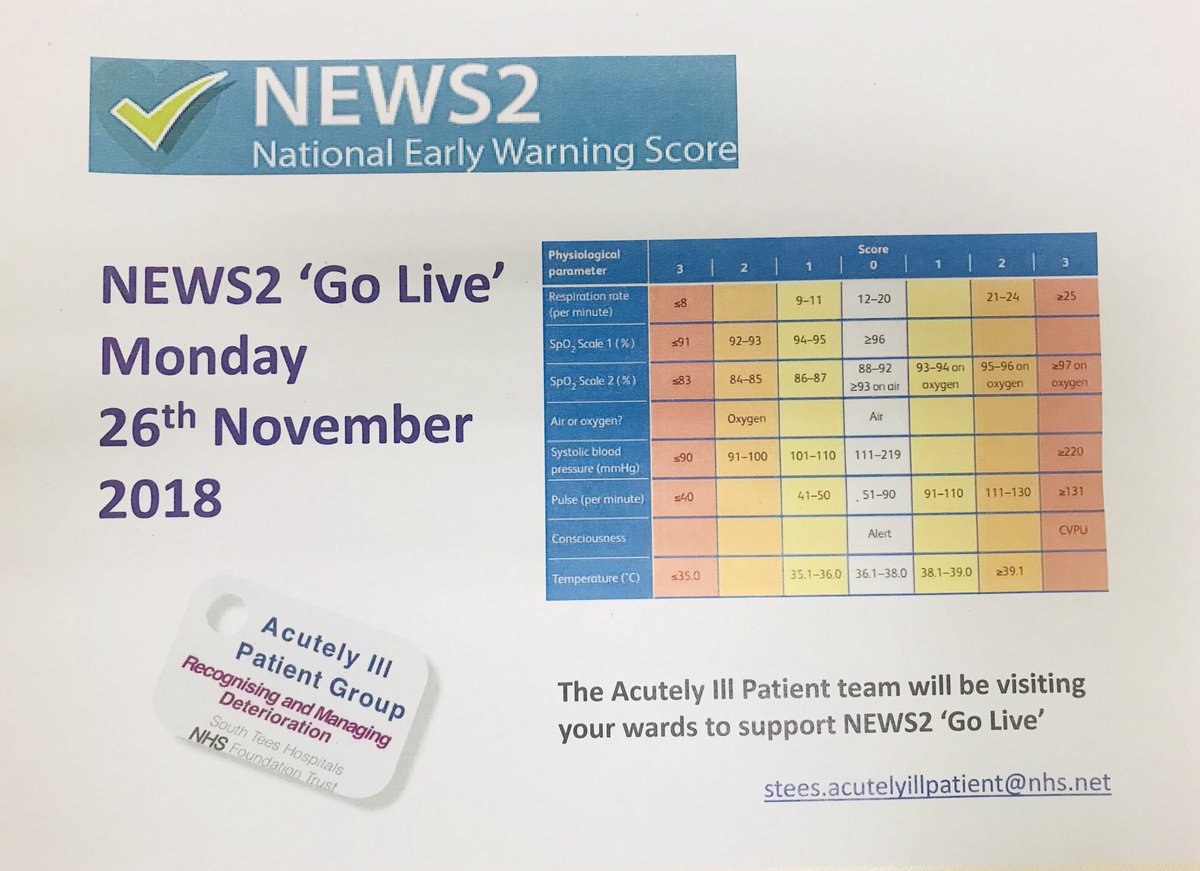NurseConsult3CO's tweet photo. So we went live with NEWS2 yesterday @SouthTees FHN, JCUH & Community hospitals. Too busy to tweet!!! Thank you to everyone but a very special thank you to @johnnojohnson @SepsisNurse @SepsisSTnurse & Maureen for your commitment to patient safety, loyalty & support 💞💕💞 https://t.co/DLXJYSLLPm