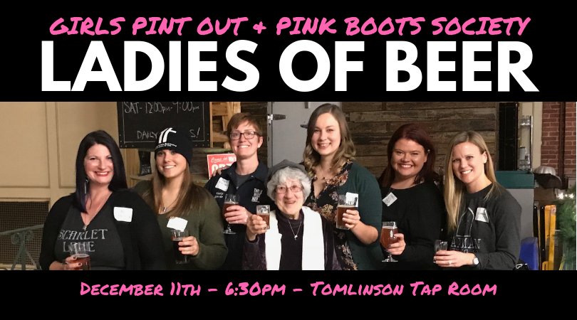 IndyGPO's tweet image. It's our LAST EVENT OF 2018! Join GPO &amp;amp; @PinkBootsIndy on Dec. 11th @TomTapRoom for Ladies of Beer! This year will be even bigger and better than ever- including a chance to win @DrinkIndiana #IndyWinterfest tickets!

Details: bit.ly/2QKmx37